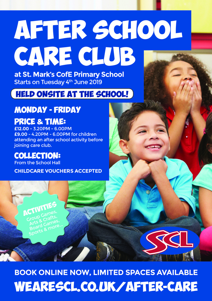 Scl Afterschool Club St Marks Cofe Primary School