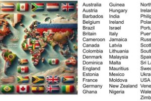 countries and map